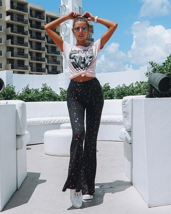 Glitter Splatter Bell Bottoms