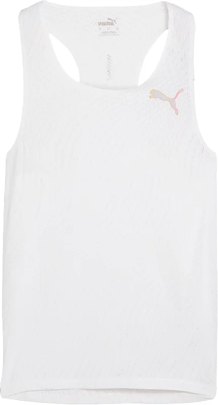 Puma Run Ultraspun Mens Running Vest - White