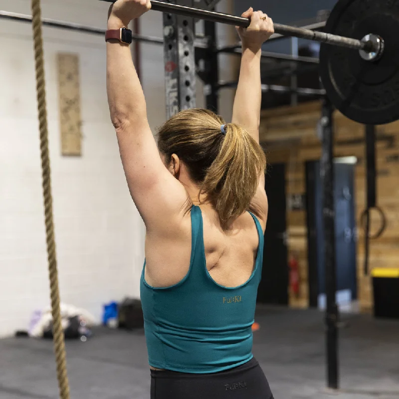 Scoop Back Tank - Green