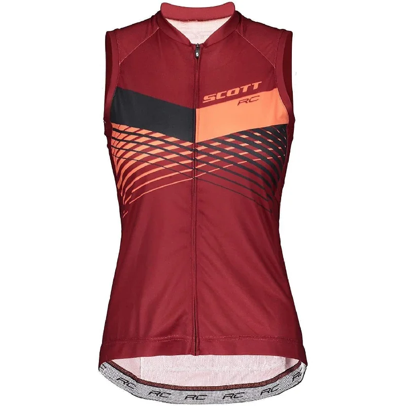 Scott RC Pro Sleeveless Womens Cycling Jersey - Red