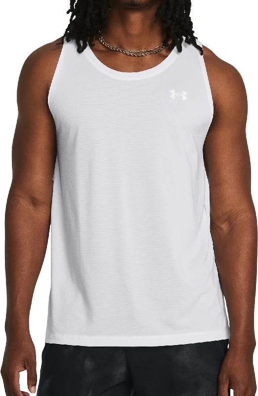 Under Armour Launch Mens Running Vest - White