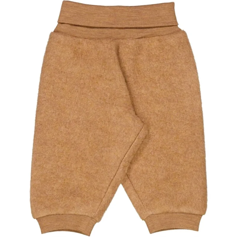 Wheat Wool Fleece Clay Melange Pants