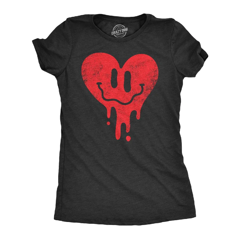 Dripping Heart Face Women's T Shirt