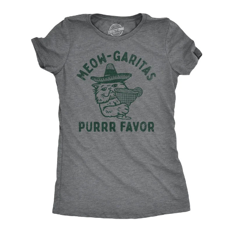 Meow Garitas Purrr Favor Women's T Shirt