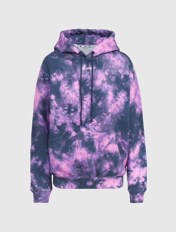 WOMEN'S TIE DYE ARROW HOODIE