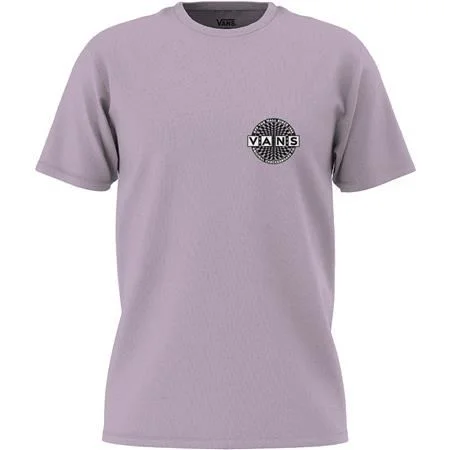 Vans Warped Logo Checkerboard T-Shirt - Lavender Frost