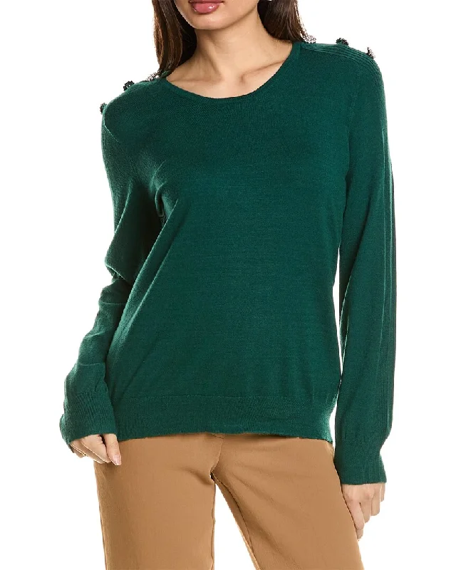 Adrianna Papell Embellished Sweater