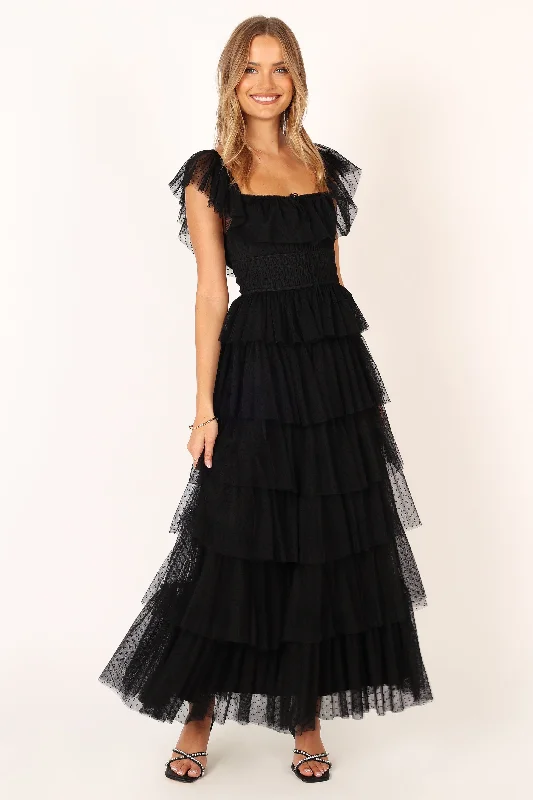 Belle Maxi Dress - Black