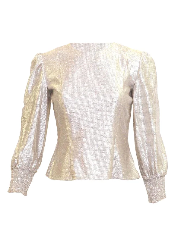 Bianco Nero Gold Blouse