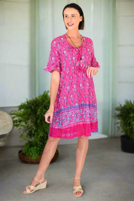 Hannah Boho Short Sleeve Tunic