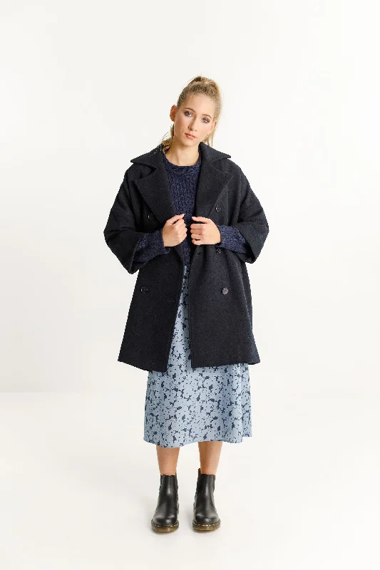 Trixie Coat - Sale - Moonlit Navy