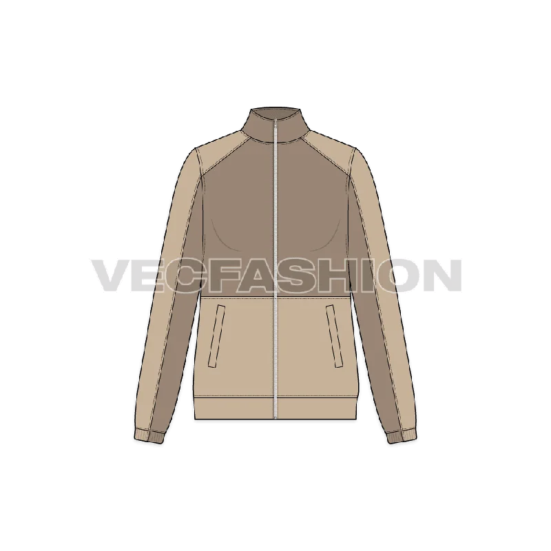 Women's Vector Mock Neck Jacket