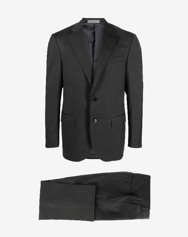 CORNELIANI Leader Suit CHARCOAL REG