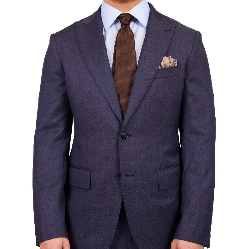 HENRY SARTORIAL Peak Lapel Suit BLUE REG