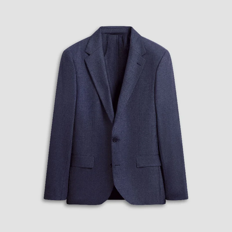 Two Button Stretch Wool Travel Blazer