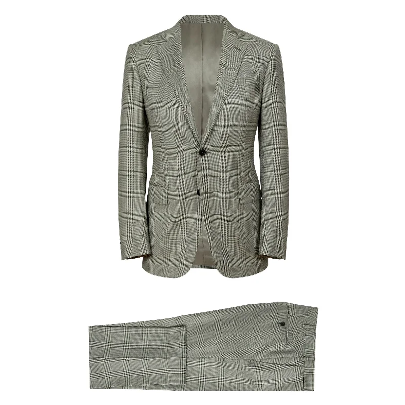 ZEGNA Milano Check Suit GREY REG