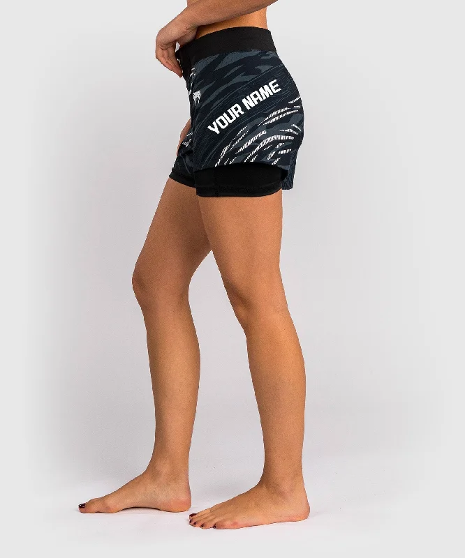 UFC Fusion by Venum Personalized Authentic Fight Night Women's Fight Short - Black