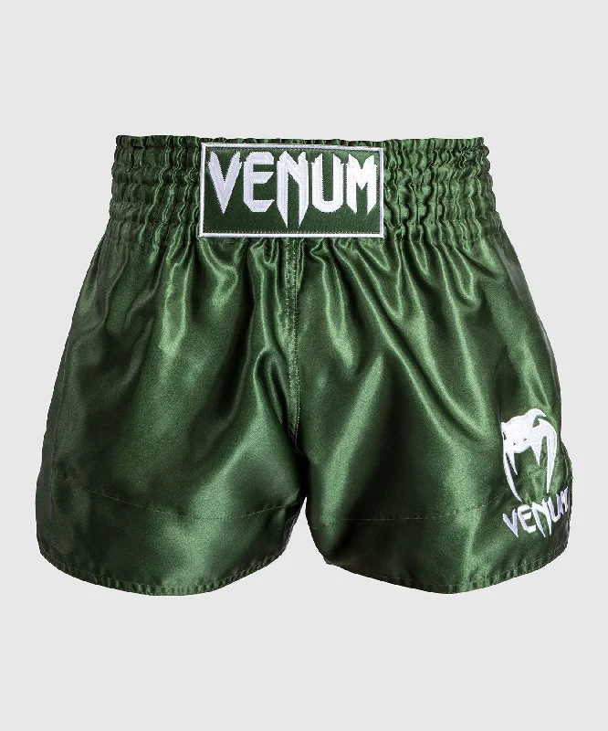 Venum Classic Muay Thaï Short Khaki/White