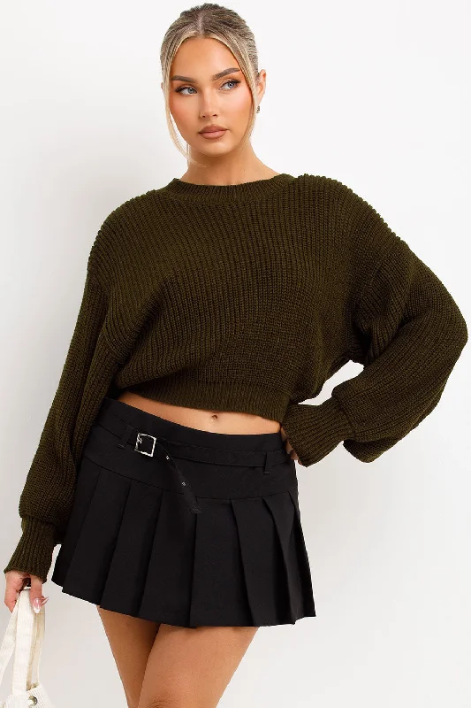 Knitted Jumper Oversized Khaki