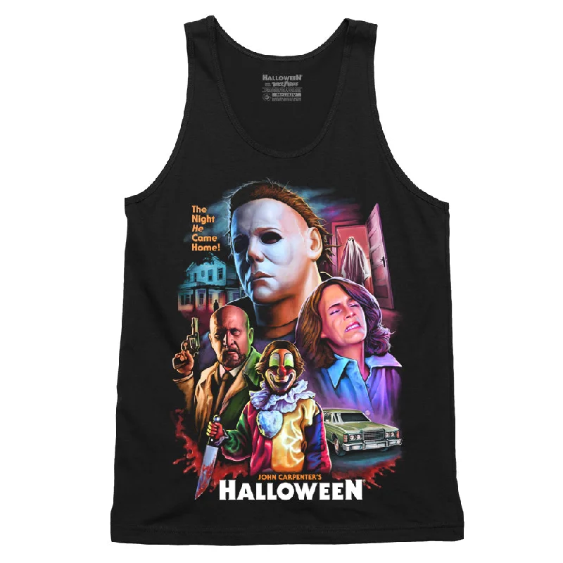 Halloween He's Come Back Tank Top