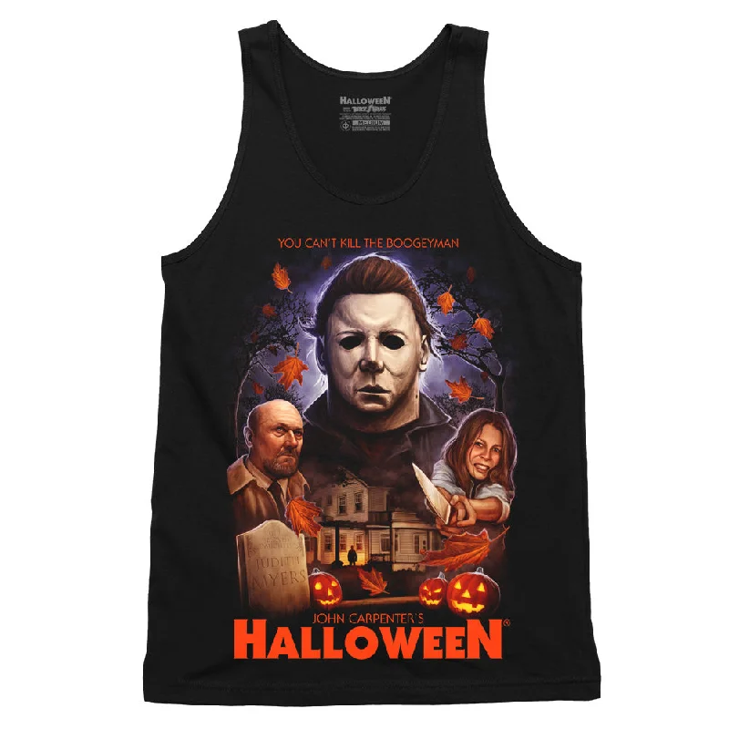 Halloween He's Gonna Get You Tank Top