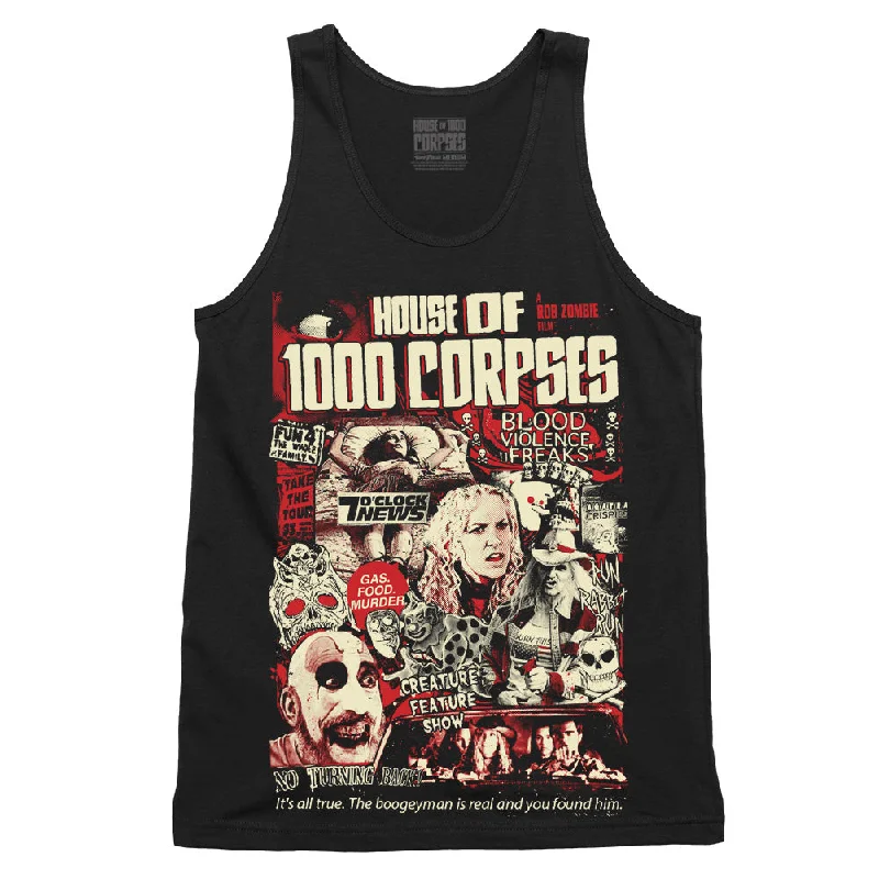 House Of 1000 Corpses Blood Violence And Freaks Tank Top