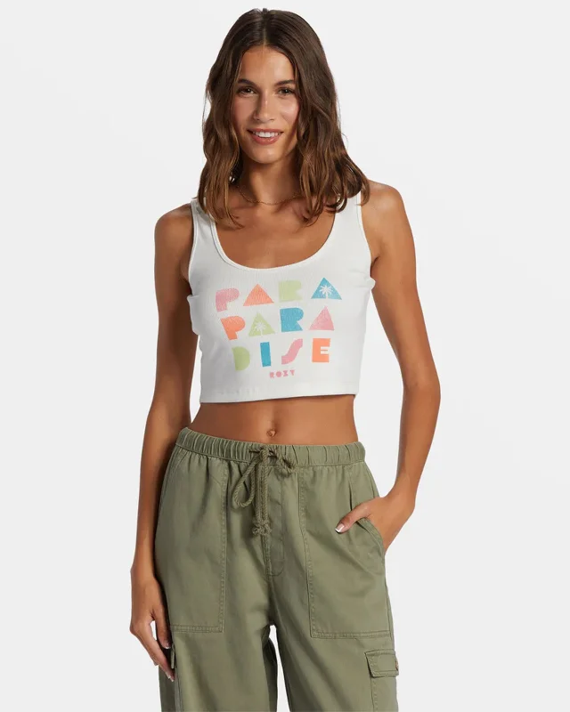 Para Paradise Cropped Tank Top